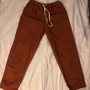 IJJI CO RUST COLOURED PANTS